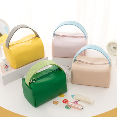 Nieuwe draagbare make-up tas grote capaciteit candy kleur reizen draagbare toiletpapier tas zonderijen organiseren make-up opslag tas
