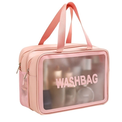 Grote capaciteit droog en nat scheiden make-up tas draagbare cosmetica voor vrouwen opslagtas 2024 nieuwe toiletzak reistas