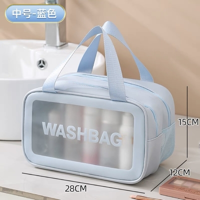 Grote capaciteit droog en nat scheiden make-up tas draagbare cosmetica voor vrouwen opslagtas 2024 nieuwe toiletzak reistas
