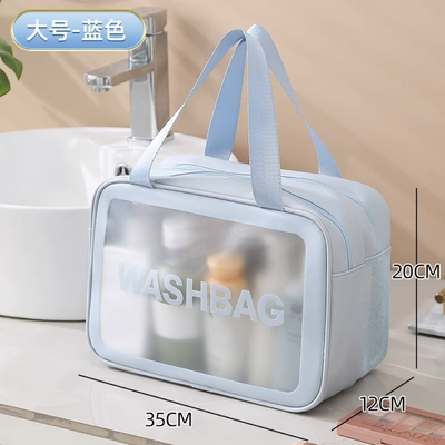 Grote capaciteit droog en nat scheiden make-up tas draagbare cosmetica voor vrouwen opslagtas 2024 nieuwe toiletzak reistas