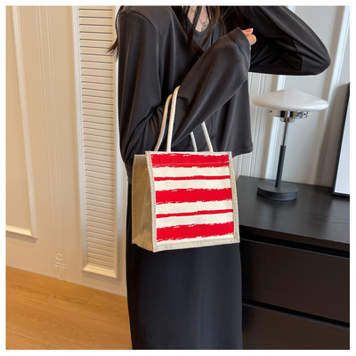 TOTE BAG CANVAS BAG CANVAS GIRL Nieuw gedrukt TOTE IN PORTABLE BENTO LUNCH BOX WERK