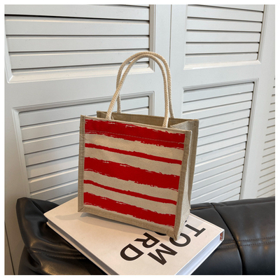 TOTE BAG CANVAS BAG CANVAS GIRL Nieuw gedrukt TOTE IN PORTABLE BENTO LUNCH BOX WERK