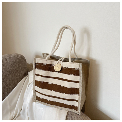 TOTE BAG CANVAS BAG CANVAS GIRL Nieuw gedrukt TOTE IN PORTABLE BENTO LUNCH BOX WERK