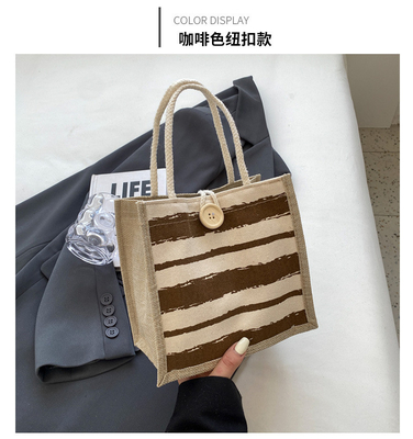TOTE BAG CANVAS BAG CANVAS GIRL Nieuw gedrukt TOTE IN PORTABLE BENTO LUNCH BOX WERK