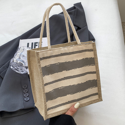 TOTE BAG CANVAS BAG CANVAS GIRL Nieuw gedrukt TOTE IN PORTABLE BENTO LUNCH BOX WERK