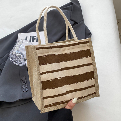 TOTE BAG CANVAS BAG CANVAS GIRL Nieuw gedrukt TOTE IN PORTABLE BENTO LUNCH BOX WERK