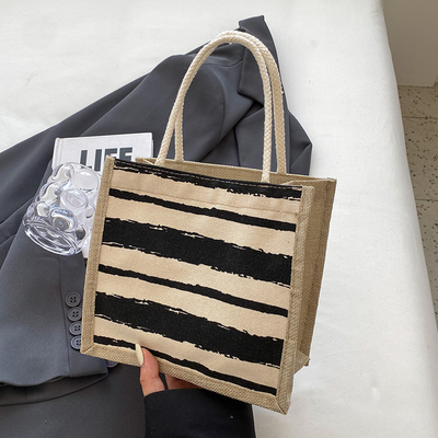 TOTE BAG CANVAS BAG CANVAS GIRL Nieuw gedrukt TOTE IN PORTABLE BENTO LUNCH BOX WERK
