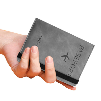 AMAZON PU LEER PASSPORT BAG RFID MULTI-FUNCTIONALE PASSPORT HOLDER PASSPORT DEKKER paspoort DEKKER