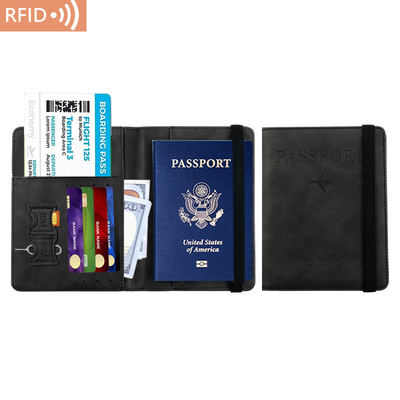 AMAZON PU LEER PASSPORT BAG RFID MULTI-FUNCTIONALE PASSPORT HOLDER PASSPORT DEKKER paspoort DEKKER