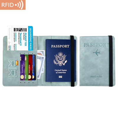 AMAZON PU LEER PASSPORT BAG RFID MULTI-FUNCTIONALE PASSPORT HOLDER PASSPORT DEKKER paspoort DEKKER