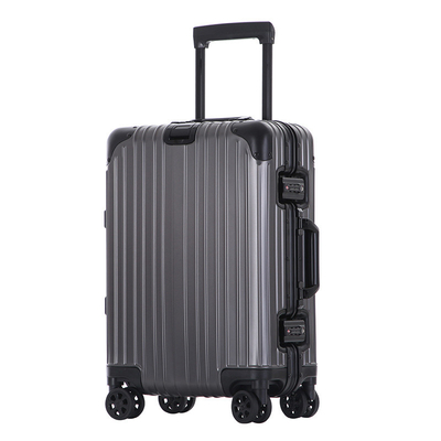 Alle-metalen koffer-alle-aluminium koffer 20 inch aluminium-magnesium legering trolley box multi-wheel aluminium frame koffers