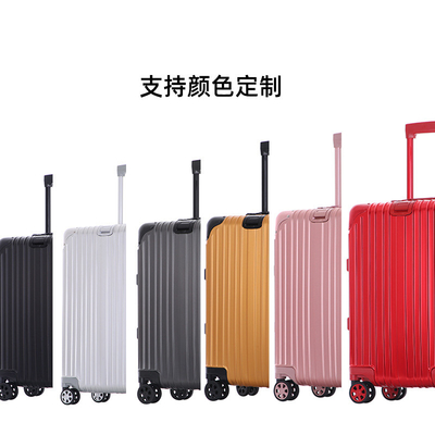 Alle-metalen koffer-alle-aluminium koffer 20 inch aluminium-magnesium legering trolley box multi-wheel aluminium frame koffers