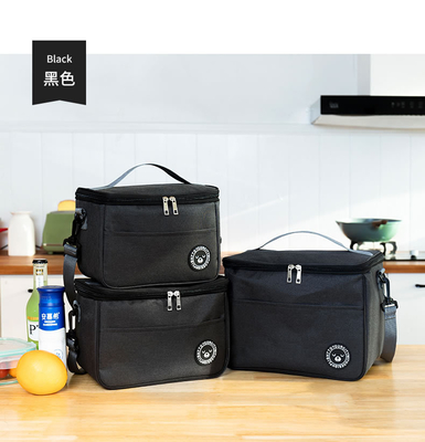 LUNCH BOX HANDBAG Kwadraat geïsoleerde tas aluminium folie verdikt bentoboek kantoor studenten brengen maaltijden grote kap