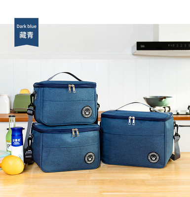 LUNCH BOX HANDBAG Kwadraat geïsoleerde tas aluminium folie verdikt bentoboek kantoor studenten brengen maaltijden grote kap