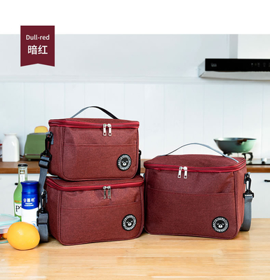 LUNCH BOX HANDBAG Kwadraat geïsoleerde tas aluminium folie verdikt bentoboek kantoor studenten brengen maaltijden grote kap