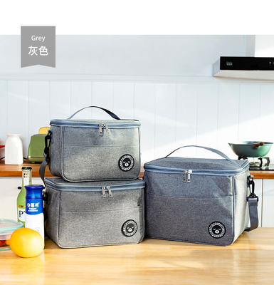 LUNCH BOX HANDBAG Kwadraat geïsoleerde tas aluminium folie verdikt bentoboek kantoor studenten brengen maaltijden grote kap