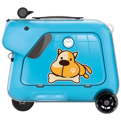 Kinderen elektrische koffer fiets koffer trekstok bluetooth muziek spelen bordkoffer