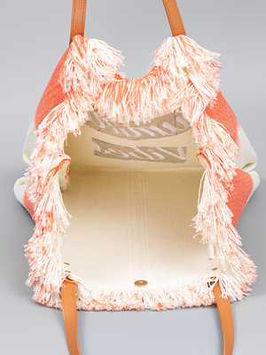 GEBROIDERDE TOTE TASSEL DESIGN CANVAS BAG GEBROIDEN ALFABET CANVAS Onderarm Nieuwe schouder ZOMER Hoge capaciteit dameszak