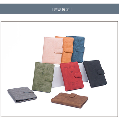 Anti-diefstal Nieuwe reis MULTI-FUNCTIONALE PASPOORT TICKET DOCUMENT PROTECTIE HOUS RFID BUCKLE CARD BAG