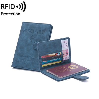 Anti-diefstal Nieuwe reis MULTI-FUNCTIONALE PASPOORT TICKET DOCUMENT PROTECTIE HOUS RFID BUCKLE CARD BAG