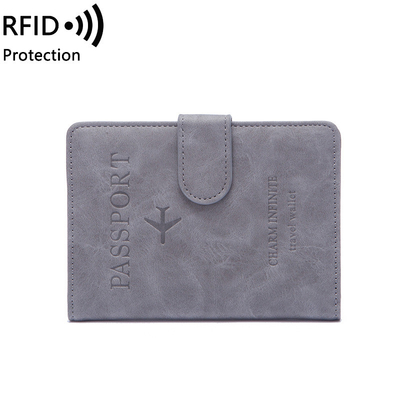 Anti-diefstal Nieuwe reis MULTI-FUNCTIONALE PASPOORT TICKET DOCUMENT PROTECTIE HOUS RFID BUCKLE CARD BAG