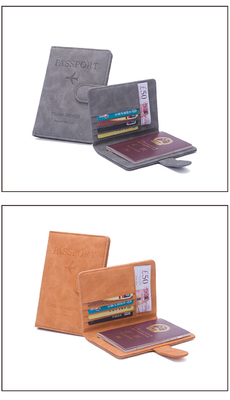 Anti-diefstal Nieuwe reis MULTI-FUNCTIONALE PASPOORT TICKET DOCUMENT PROTECTIE HOUS RFID BUCKLE CARD BAG