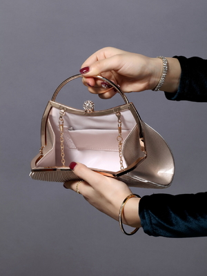 EUROPA EN DE VEREENIGDE STATEN RETRO SOLID COLOR gepleteerde handring mode slot gesloten diner tas keten crossbody tas