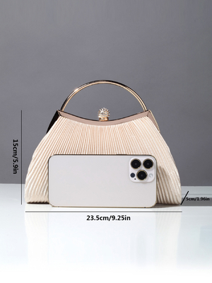 EUROPA EN DE VEREENIGDE STATEN RETRO SOLID COLOR gepleteerde handring mode slot gesloten diner tas keten crossbody tas