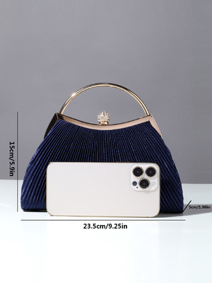 EUROPA EN DE VEREENIGDE STATEN RETRO SOLID COLOR gepleteerde handring mode slot gesloten diner tas keten crossbody tas