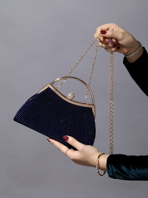 EUROPA EN DE VEREENIGDE STATEN RETRO SOLID COLOR gepleteerde handring mode slot gesloten diner tas keten crossbody tas
