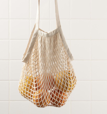 WATTON NET BAG INHOUDING BAG Vruchten en groenten HANDELER SUPERSHOPPING BAG TOTE BAG KLEINE WENENEN VROUWENBAG