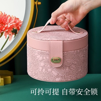 KINESE STYLE HANDDECORATION BOX HIGH-GRADE JUWELERY BOX GROTE Capaciteit waterdicht PORTABLE JUWELERY BOX Huishoudelijk Multi-