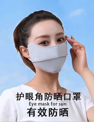 ZOMER BURST OGENBESCHUTTING ANGEL ICE SILK ZONBESCHUTTER MASK Vrouwen ZONBESCHUTTER MASK Vrouwen UV-BESCHUTTER dunne schaduwmask