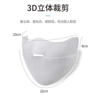 ZOMER BURST OGENBESCHUTTING ANGEL ICE SILK ZONBESCHUTTER MASK Vrouwen ZONBESCHUTTER MASK Vrouwen UV-BESCHUTTER dunne schaduwmask