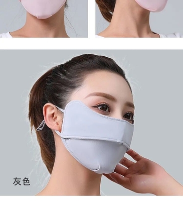ZOMER BURST OGENBESCHUTTING ANGEL ICE SILK ZONBESCHUTTER MASK Vrouwen ZONBESCHUTTER MASK Vrouwen UV-BESCHUTTER dunne schaduwmask