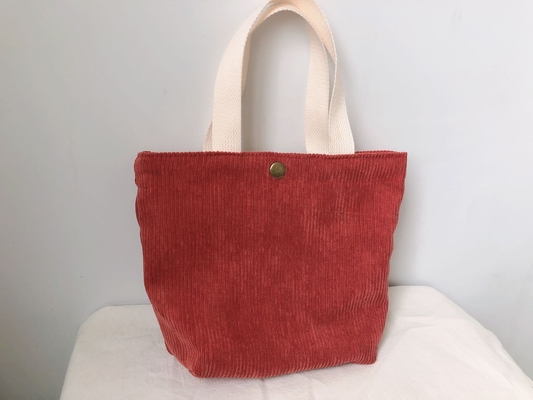 Artsy Corduroy tas Casual draagbare MINI dames Clutch tas Vintage kleding tas Bento tas