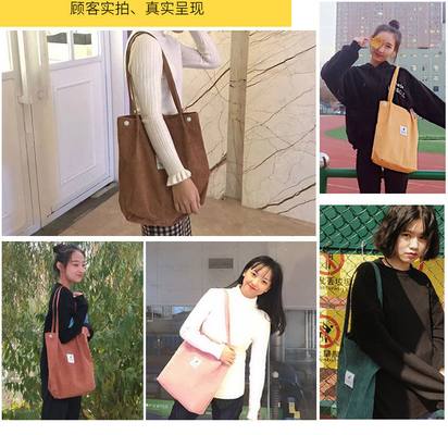 Vrouwentas SIMPLE MODE CORDUROY TASK Klasse Canvas TASK OVERSCHULTER TASK CAMPUS KROOSBODY TASK TOTE TASK