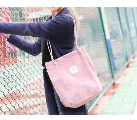 Vrouwentas SIMPLE MODE CORDUROY TASK Klasse Canvas TASK OVERSCHULTER TASK CAMPUS KROOSBODY TASK TOTE TASK