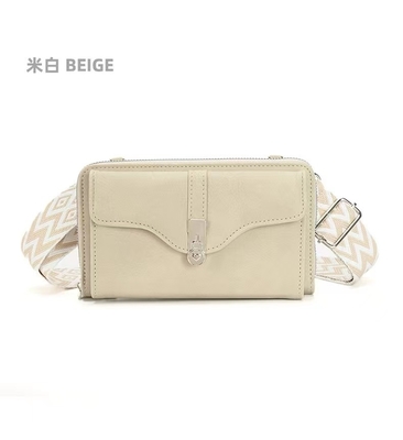 DAMEN'S BAG 2023 AUTUMN AND WINTER Nieuwe dames' single shoulder crossbody bag breedband mobiele telefoon tas grote capaciteit S