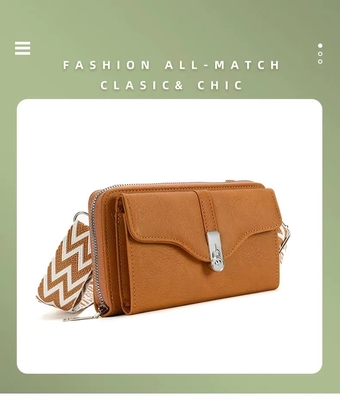 DAMEN'S BAG 2023 AUTUMN AND WINTER Nieuwe dames' single shoulder crossbody bag breedband mobiele telefoon tas grote capaciteit S