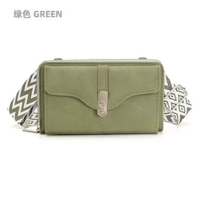 DAMEN'S BAG 2023 AUTUMN AND WINTER Nieuwe dames' single shoulder crossbody bag breedband mobiele telefoon tas grote capaciteit S