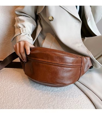 Ultra lichte unisex borsttas eenvoudige vaste kleur Fanny pack merk mannen crossbody tas schoudertas