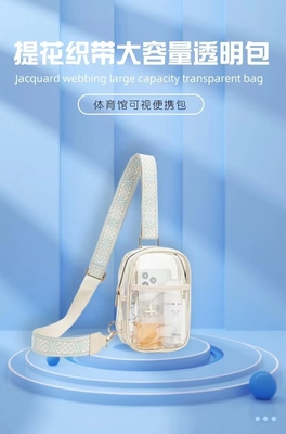 TPU TRANSPARENT ANTI-SPLASH borstzak,LULU TRANSPARENT BAG LULU CROSSBODY SCHULDERBAG