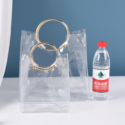 NS Transparante PVC TOTE BAG RONDE HAND WEDDING PARTNER KONDAG KONDAG KONDAG KONDAG