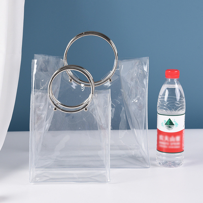 NS Transparante PVC TOTE BAG RONDE HAND WEDDING PARTNER KONDAG KONDAG KONDAG KONDAG
