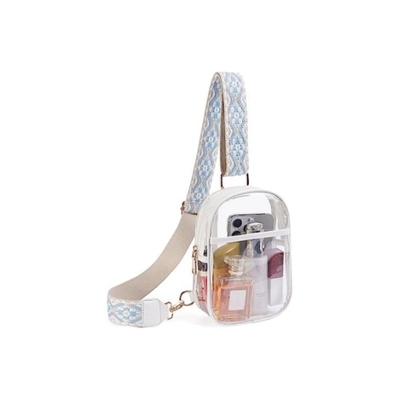 TPU TRANSPARENT ANTI-SPLASH borstzak,LULU TRANSPARENT BAG LULU CROSSBODY SCHULDERBAG