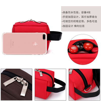 GEDENKTE CANVAS SEAL BAG MULTI-FUNCTIONALE FINANTIE BANK SEAL BAG WET PORTABLE ZIPPER BAG Netwerk certificaat BAG