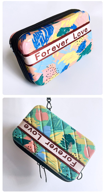 ASB+PC MATERIAL PORTABLE HARD SHELL MAKEUP BAG EEN SCHULTER PORTABLE opslagzak met een cadeaubon