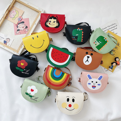 2024 mode nieuw meisje baby mode schouder crossbody tas cartoon tas verandering prinses kleine tas