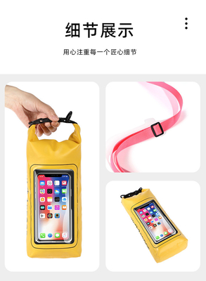 WATERPROOF BAG NUWE 2L WATERPROOF BAG PVC ZWEMWATERPROOF BAG 2-IN-1 MOBIEL TELEFOON WATERPROOF BAG ZWEMWATER